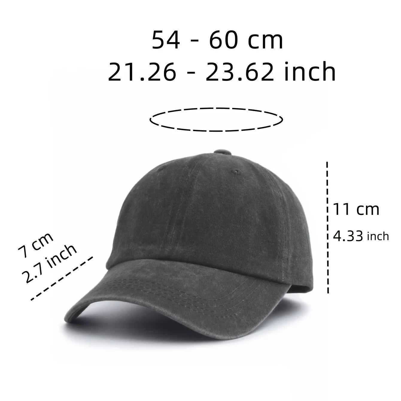 God is Good Printed Water Washed Unisex Baseball Hat Adjustable Size Burgundy