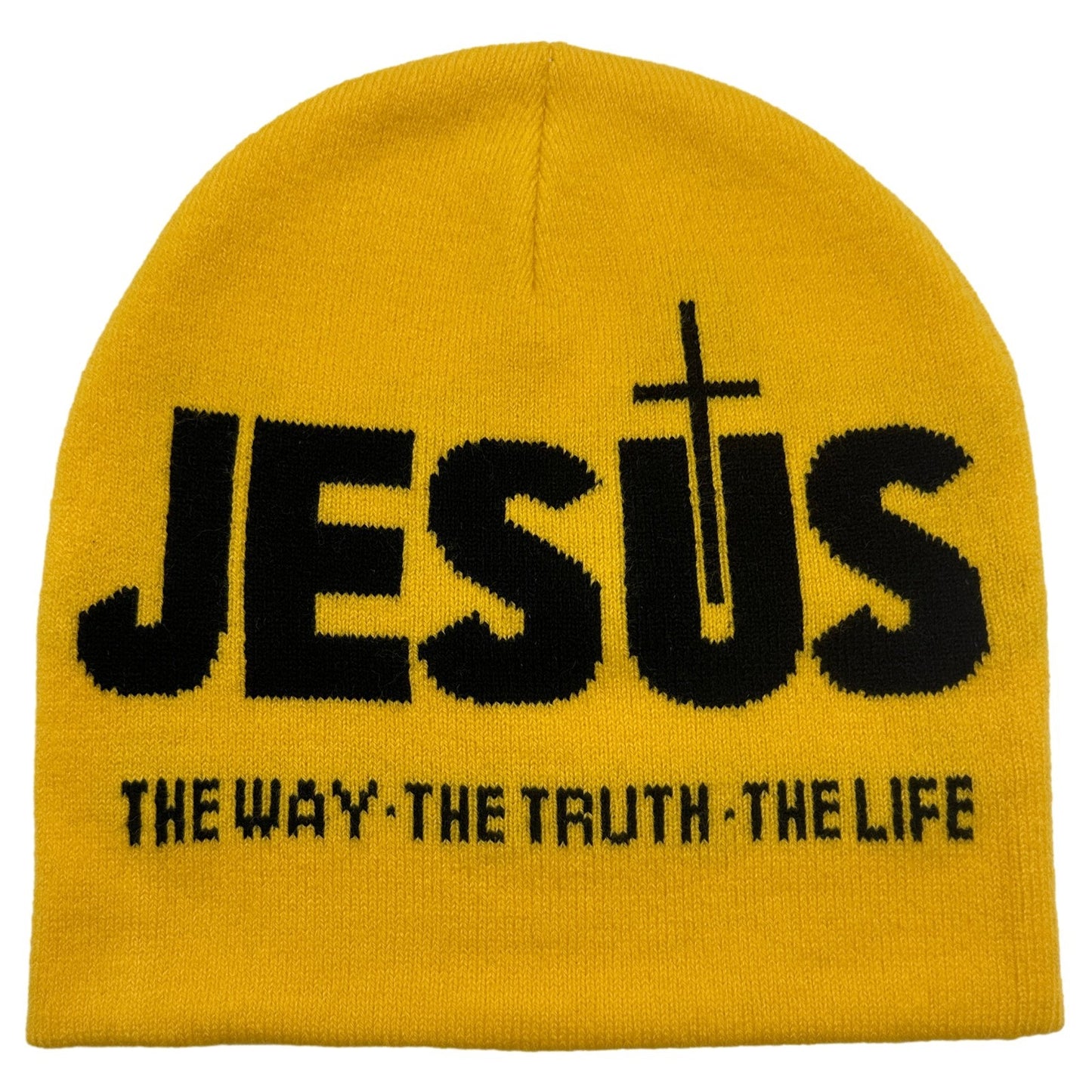 3-Pack Jesus Beanie Hat Set Christian Faith Knit Winter Slouchy Lot Men Women