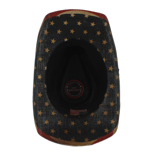 American Flag Cowboy Hat Western Style 4th of July Patriotic Hats Accessories US