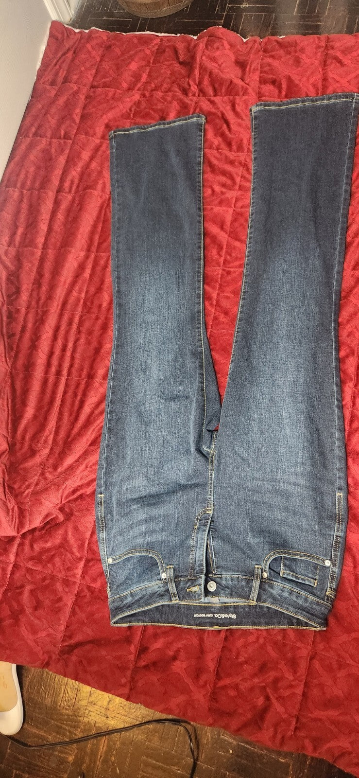 NWOT Juniors Curvy Ultra High-Rise Skinny Jeans for Women Size 9 Blue Denim