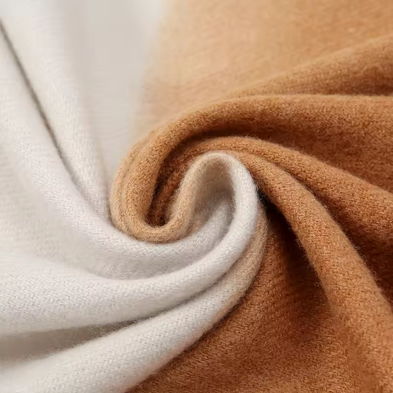 2024 Gradient Cashmere Scarf Womens Winter Warm Blanket Scarves Thick Pashmina