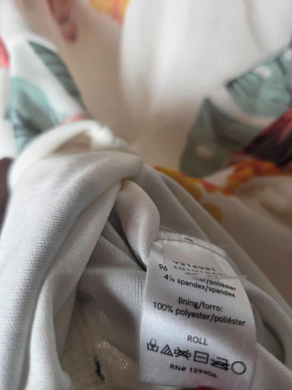 VENUS Floral Mesh Shoulder Bow Top Sheer Detail Feminine Blouse Dressy Style