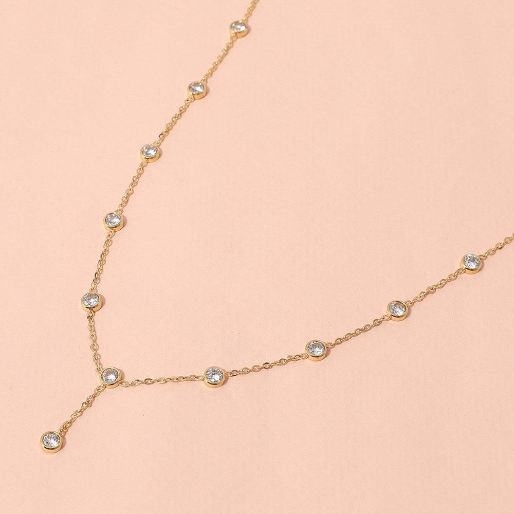 Gold Stainless Steel Curb Chain Necklace Modern Unisex Fashion Jewelry