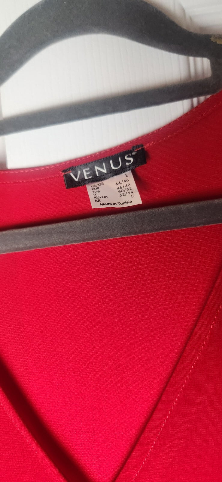 Venus Women’s Red Midi Dress Large Size Wedding Guess Dresses for Ladies