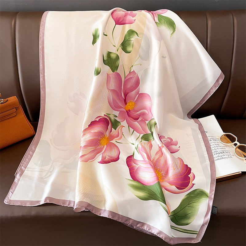 Women’s Silky Feel Scarf 71 x 35 Inches Soft Lightweight Shawl Wrap Scarves