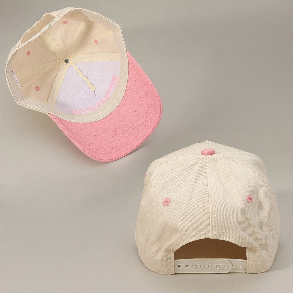 Motherhood Embroidered Baseball Cap Adjustable Mom Life Hat Gift for Women