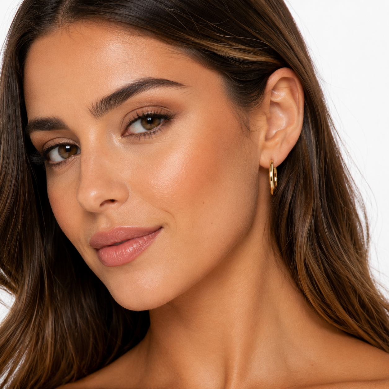 3-Piece Gold Earring Set – Full Set Lifestyle