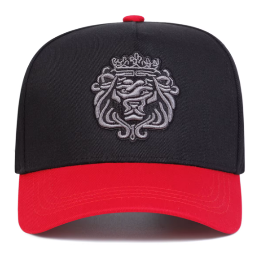 Crown Lion Embroidery Baseball Cap