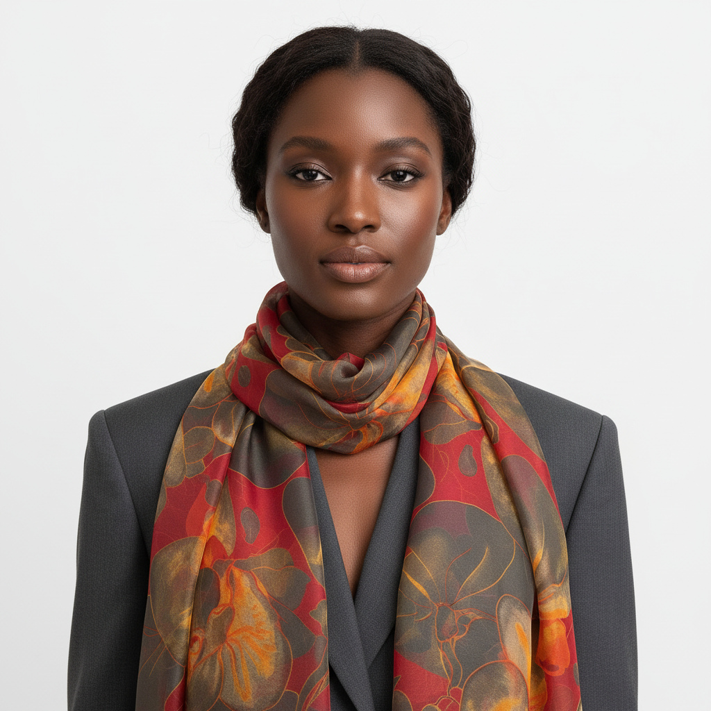 Autumn Ember Scarf – Front View