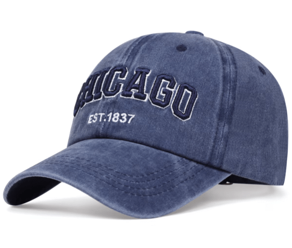 CHICAGO Cotton Baseball Cap - Hautefull