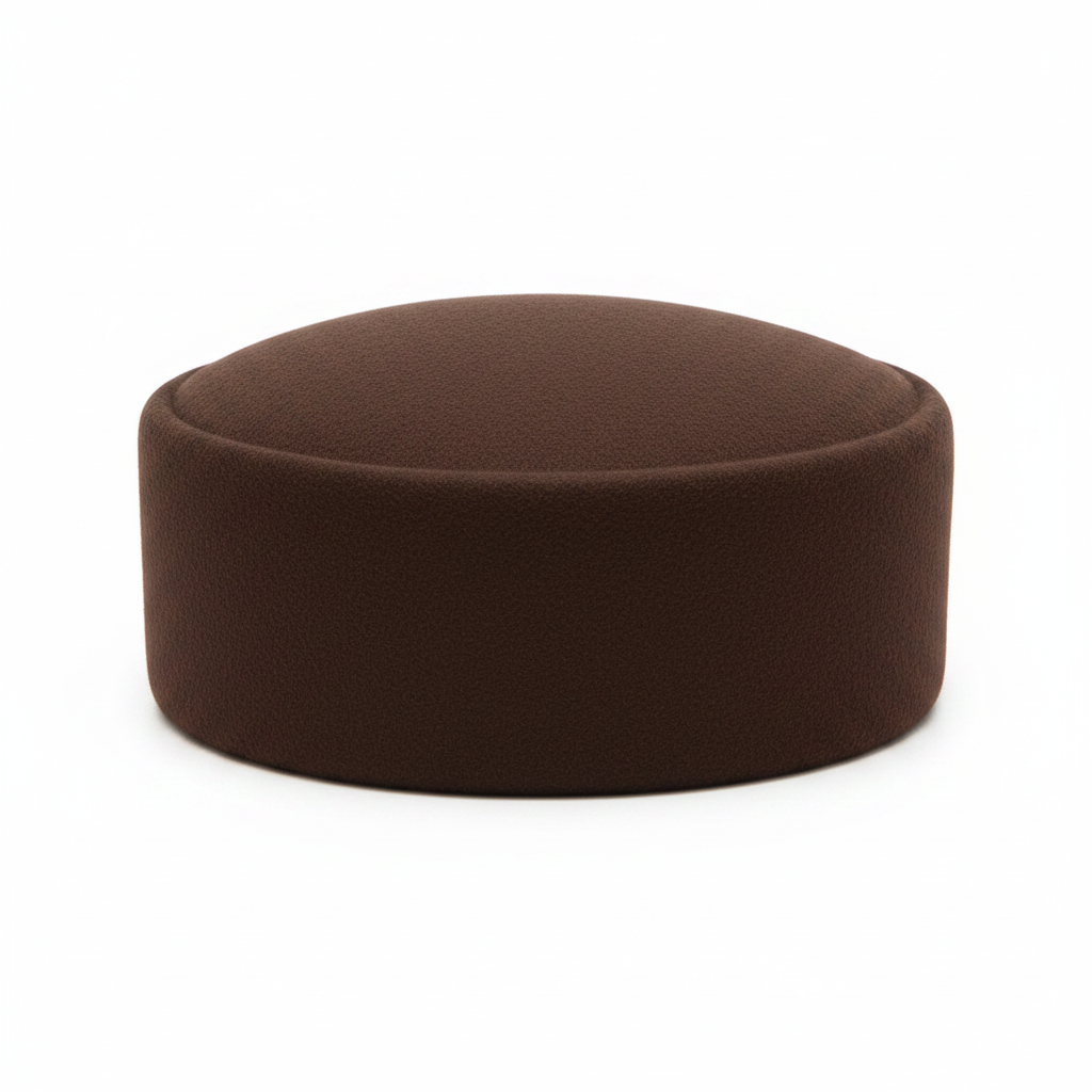 Dark Brown Pillbox - Product Side