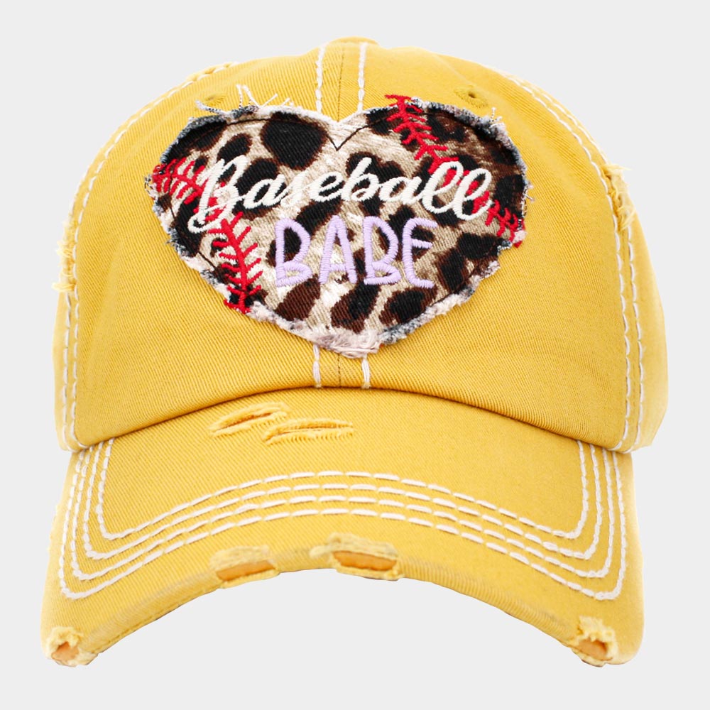 Leopard Love Baseball Babe Vintage Cap - Hautefull