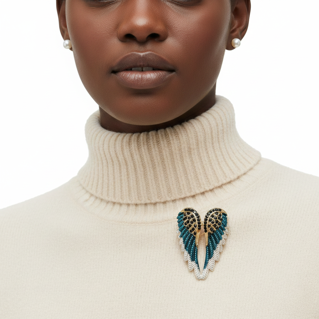 Lifestyle Detail - Cream Turtleneck