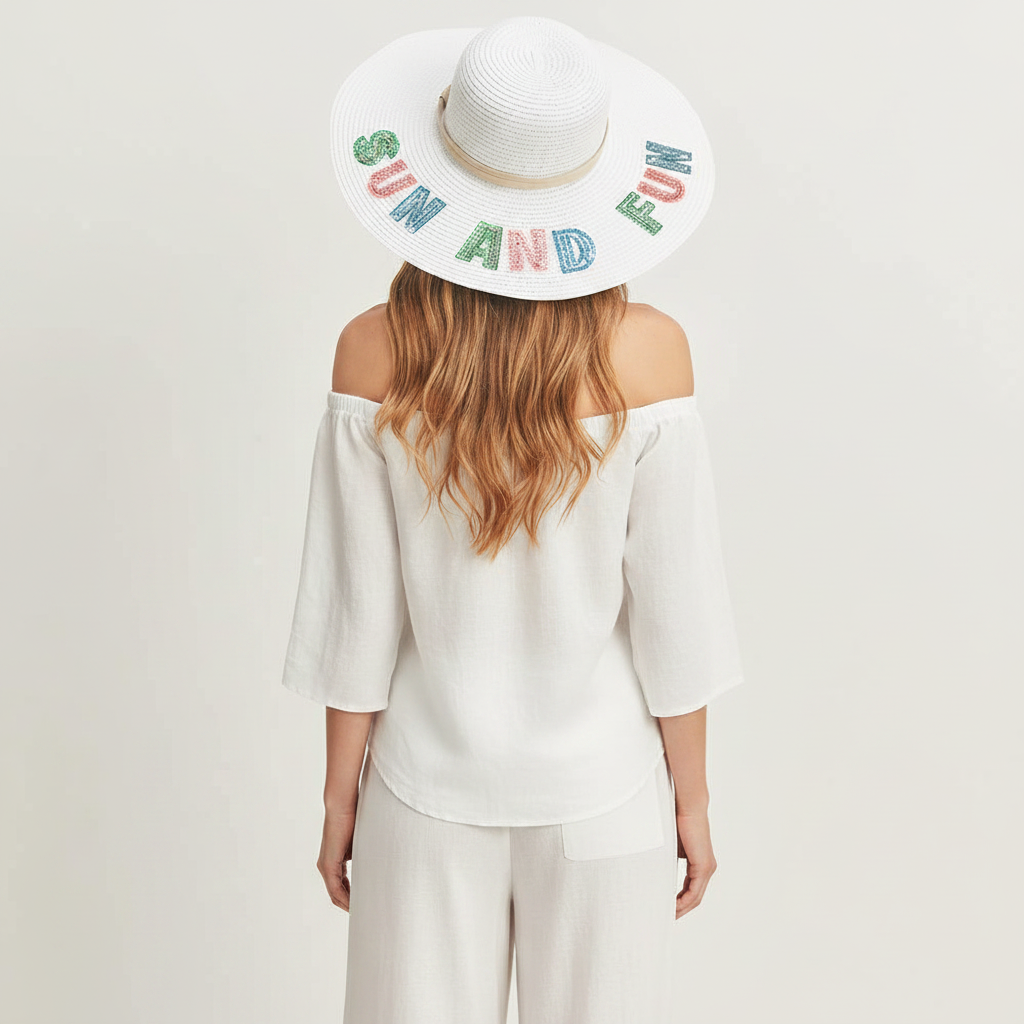 Sun And Fun Hat - Back