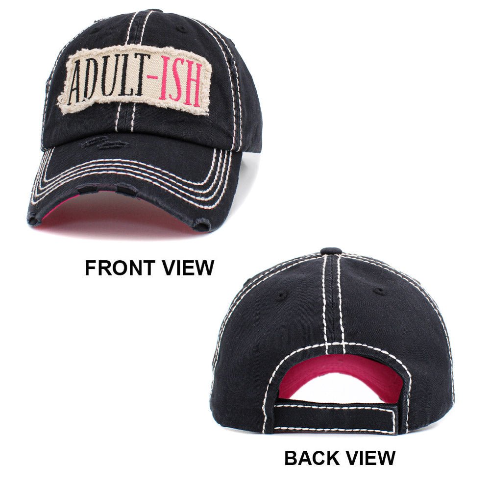 ADULT-ISH Vintage Baseball Cap - Hautefull