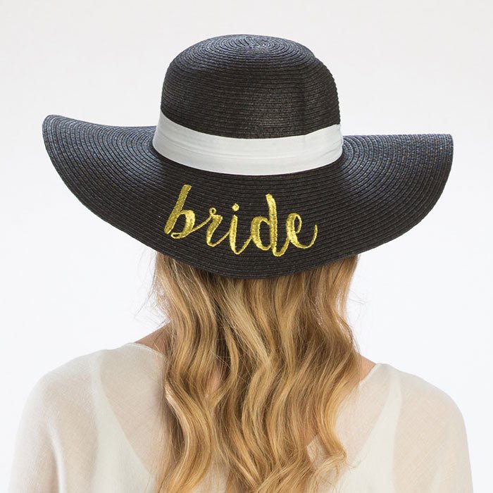 'Bride' Straw Floppy Sun Hat - Hautefull