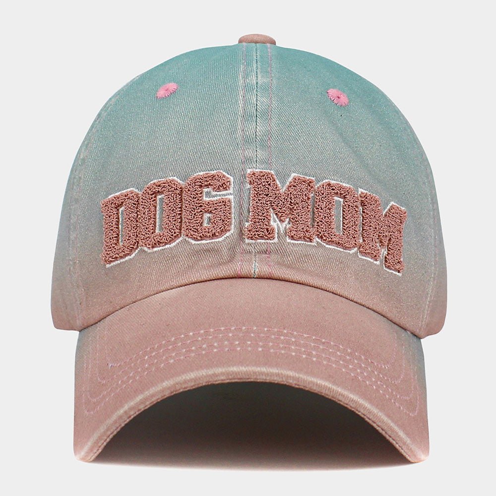 "Dog Mom" Ombre Baseball Cap - Hautefull
