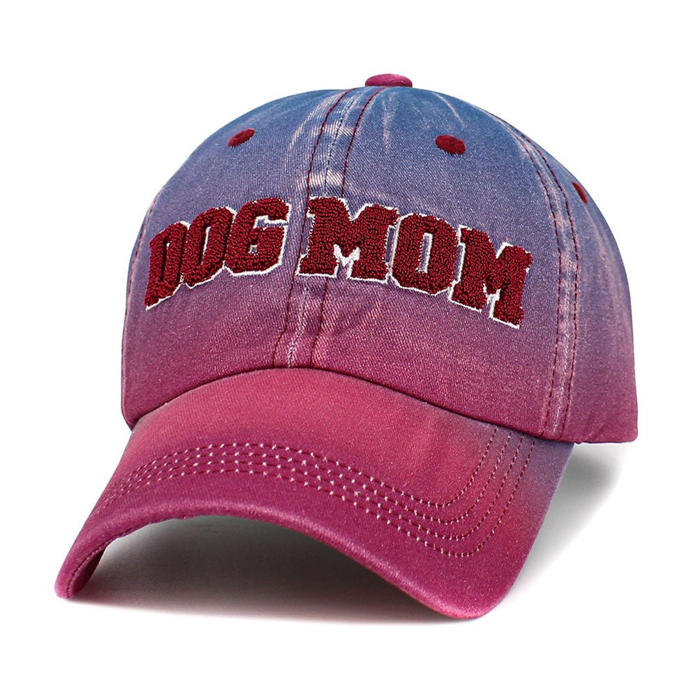 "Dog Mom" Ombre Baseball Cap - Hautefull