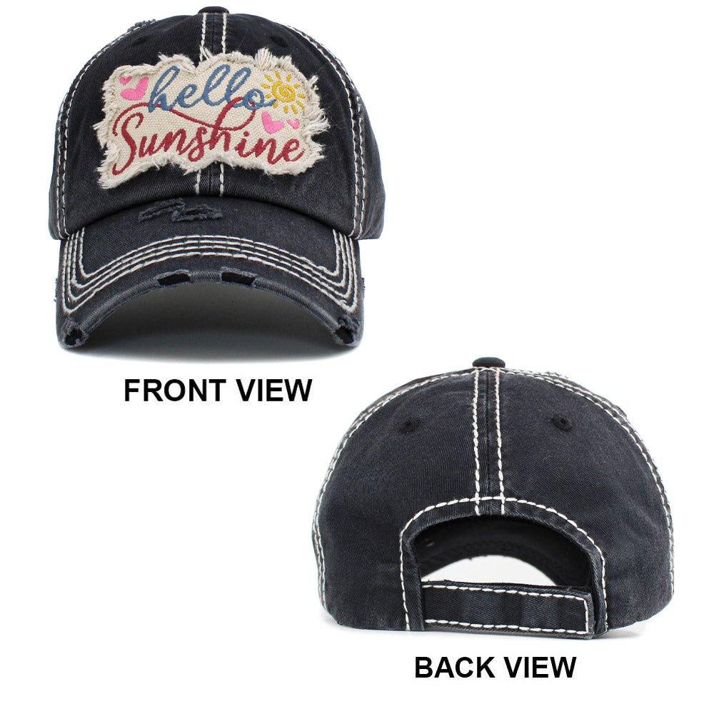 Greetings Embroidered Baseball Cap for Women - Hautefull