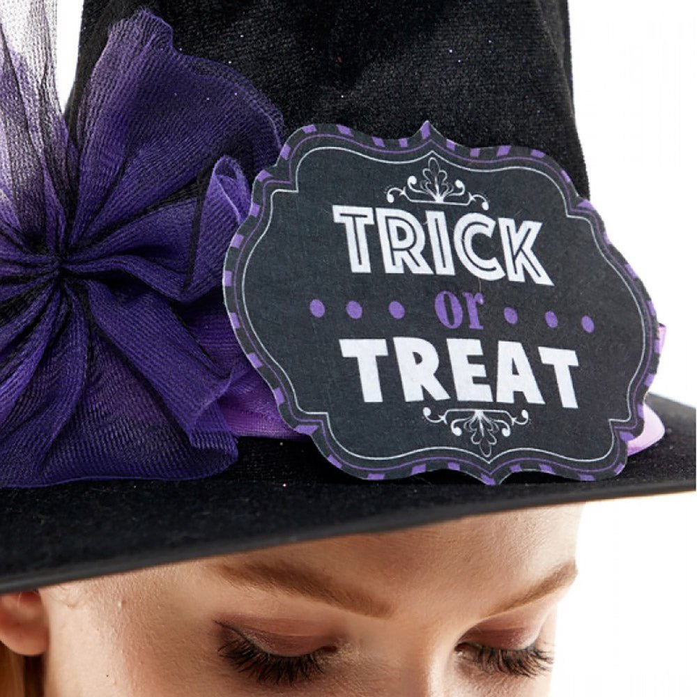 Trick or Treat Pointy Witchy Hat for Halloween - Hautefull