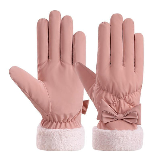 Women's waterproof winter gloves measurements - 10.24 inch length, 8.27 inch wrist circumference
