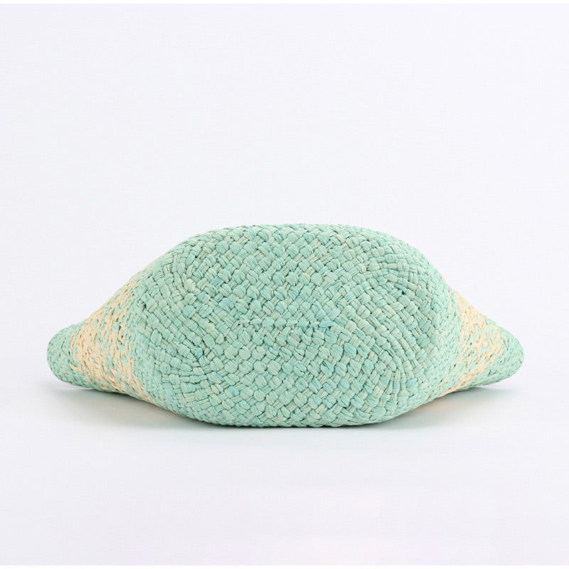 Woven Straw Tote Bag Summer Beach Shoulder Bag