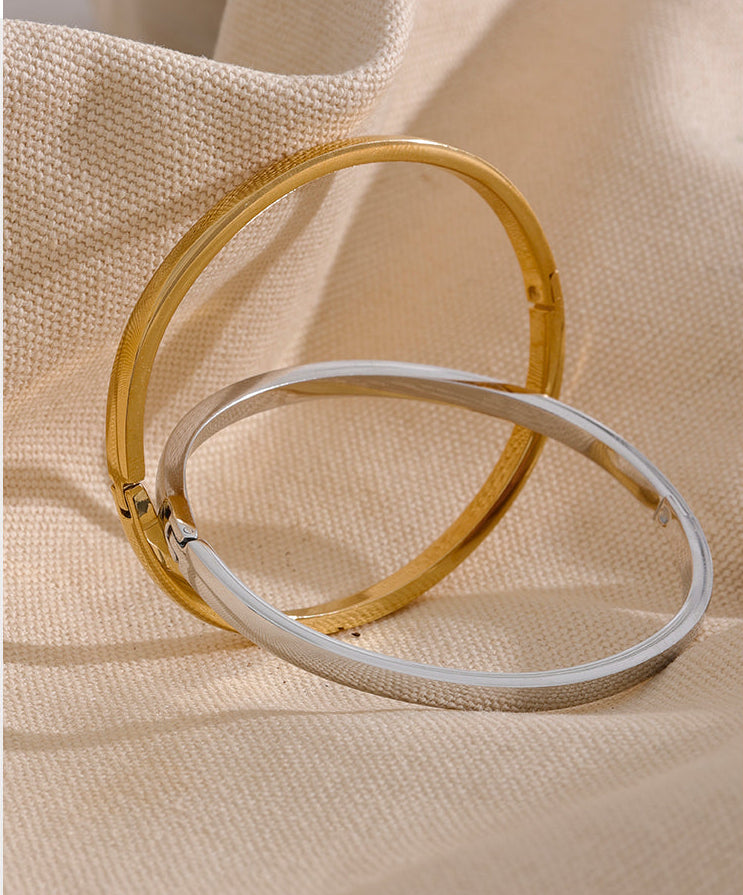 Stainless Steel Bangle Bracelet Durable Tarnish Resistant Jewelry
