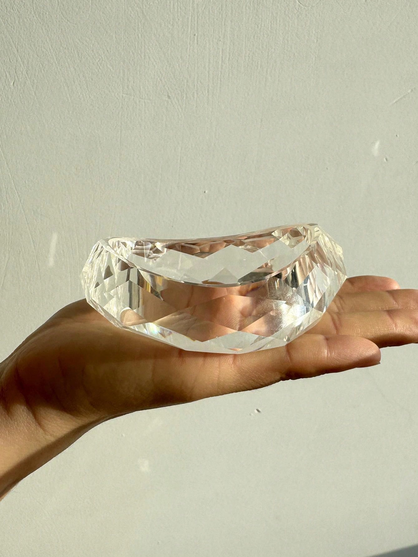 Geometric Faceted Resin Bangle Bracelet Stackable Statement Jewelry