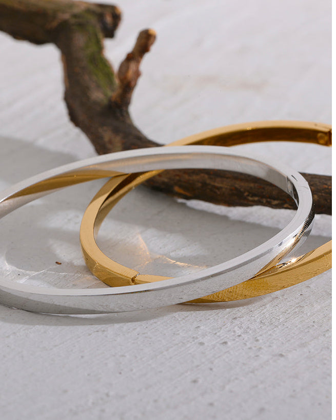 Stainless Steel Bangle Bracelet Durable Tarnish Resistant Jewelry