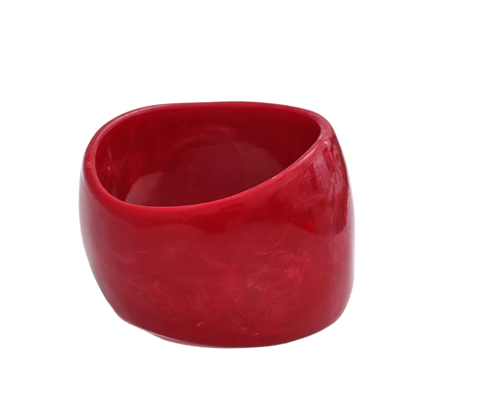Resin Bangle Bracelet Lightweight Stackable Colorful Fashion Jewelry