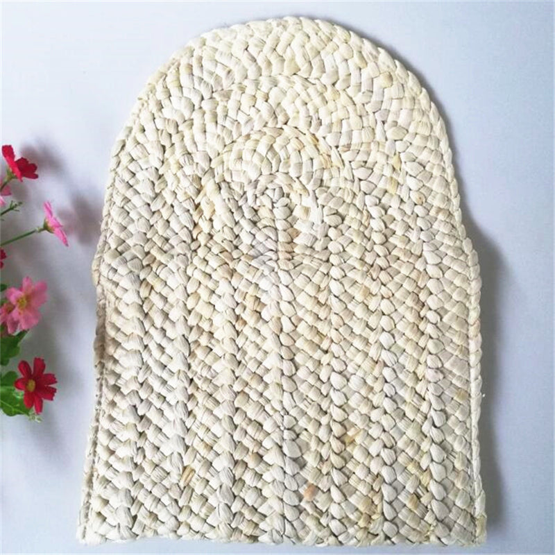 Women Woven Straw Envelope Clutch Bag Summer Beach Crossbody