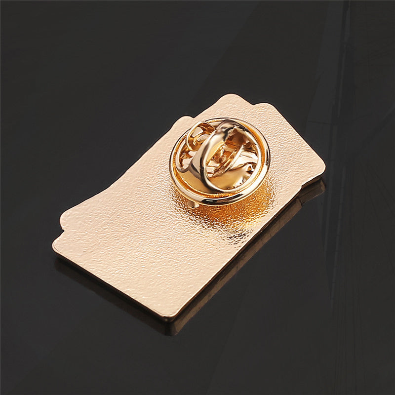 3-Piece Travel Brooch Set – World Traveler Airplane, Map & Passport Enamel Pins