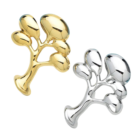 Tree of Life Brooch Pin | 18K Gold & Silver Stainless Steel