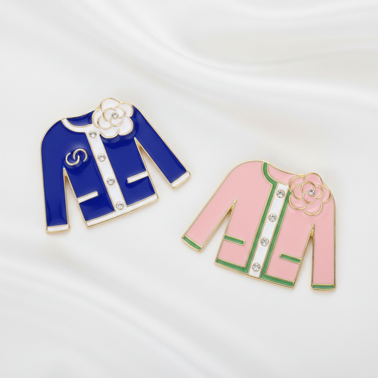 2pc Brooch Set Flat-lay