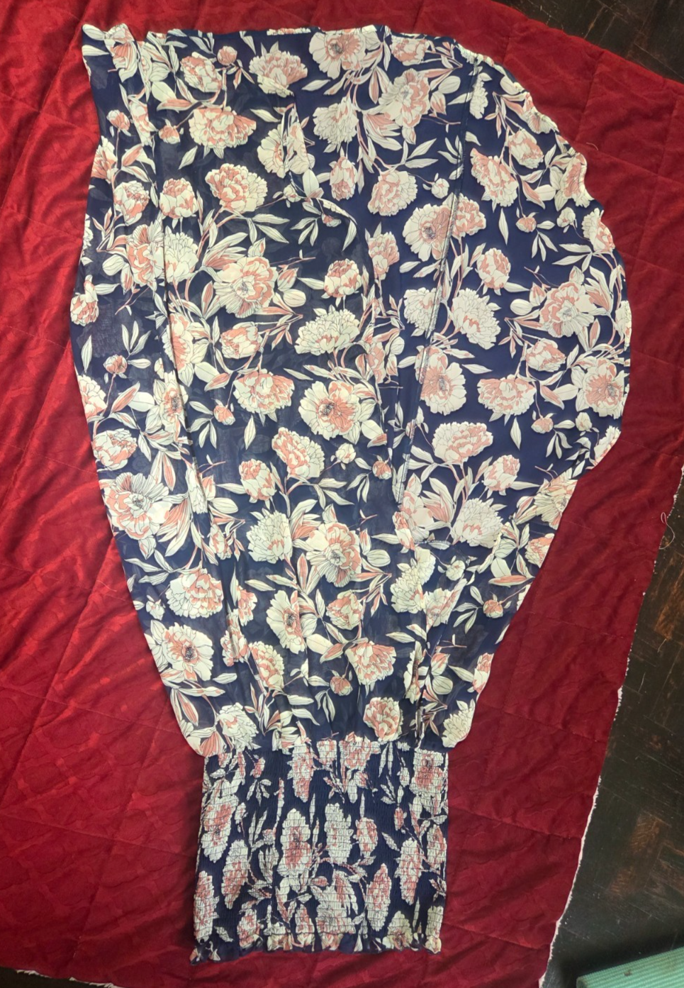 Women’s Sheer Swimwear Cover-Up Dress Size Medium Beach Pool Summer Outfit
