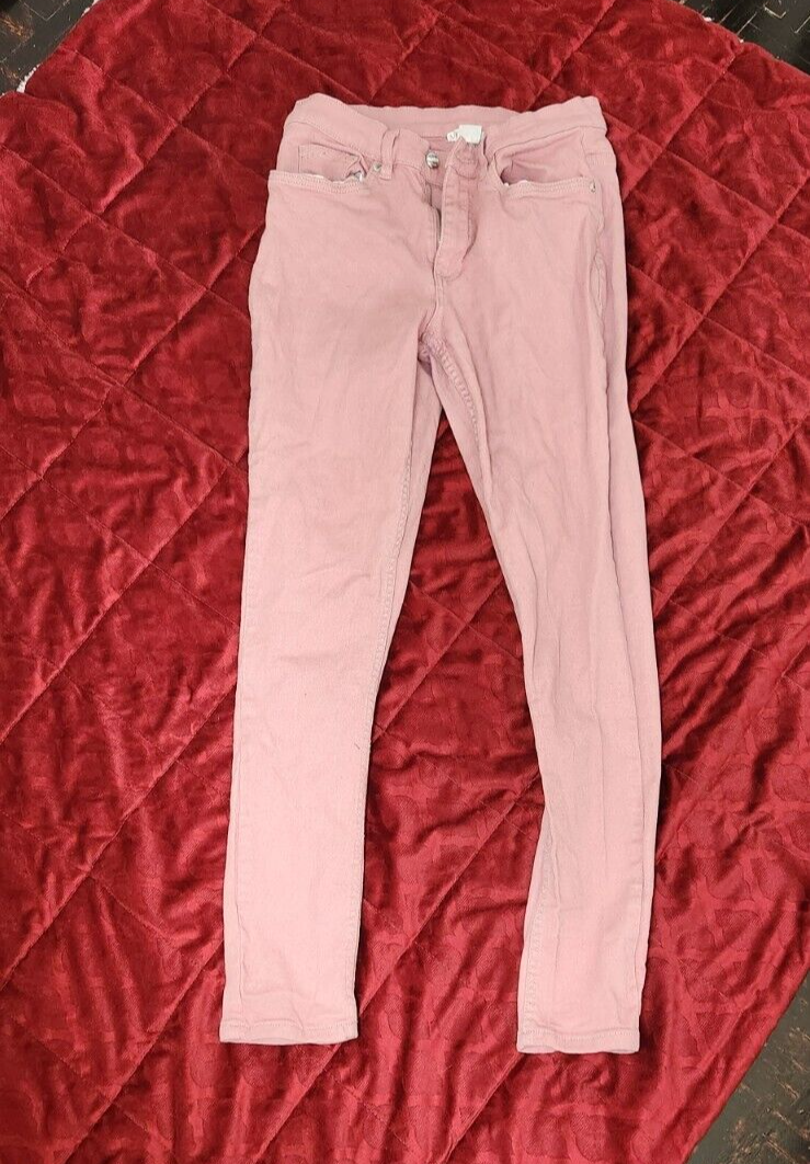 Penelope Modern Flare Jeans Size 10 Denim Pants for Women From Venus Dusty Pink