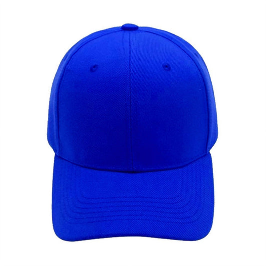 Solid Pink Baseball Cap Curved Brim Adjustable Strap Hat for Men Women