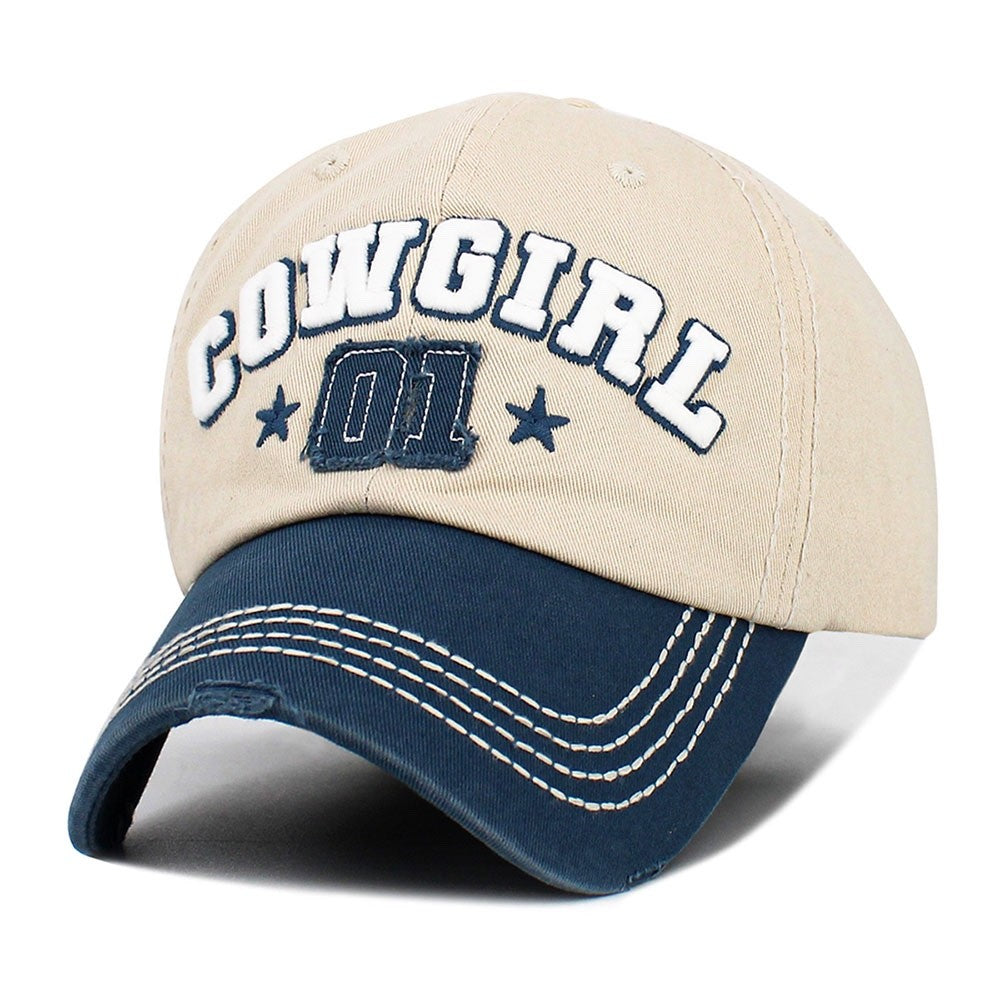 Distressed Washed Cotton Baseball Cap Vintage Adjustable Dad Hat Sport Sun Hat