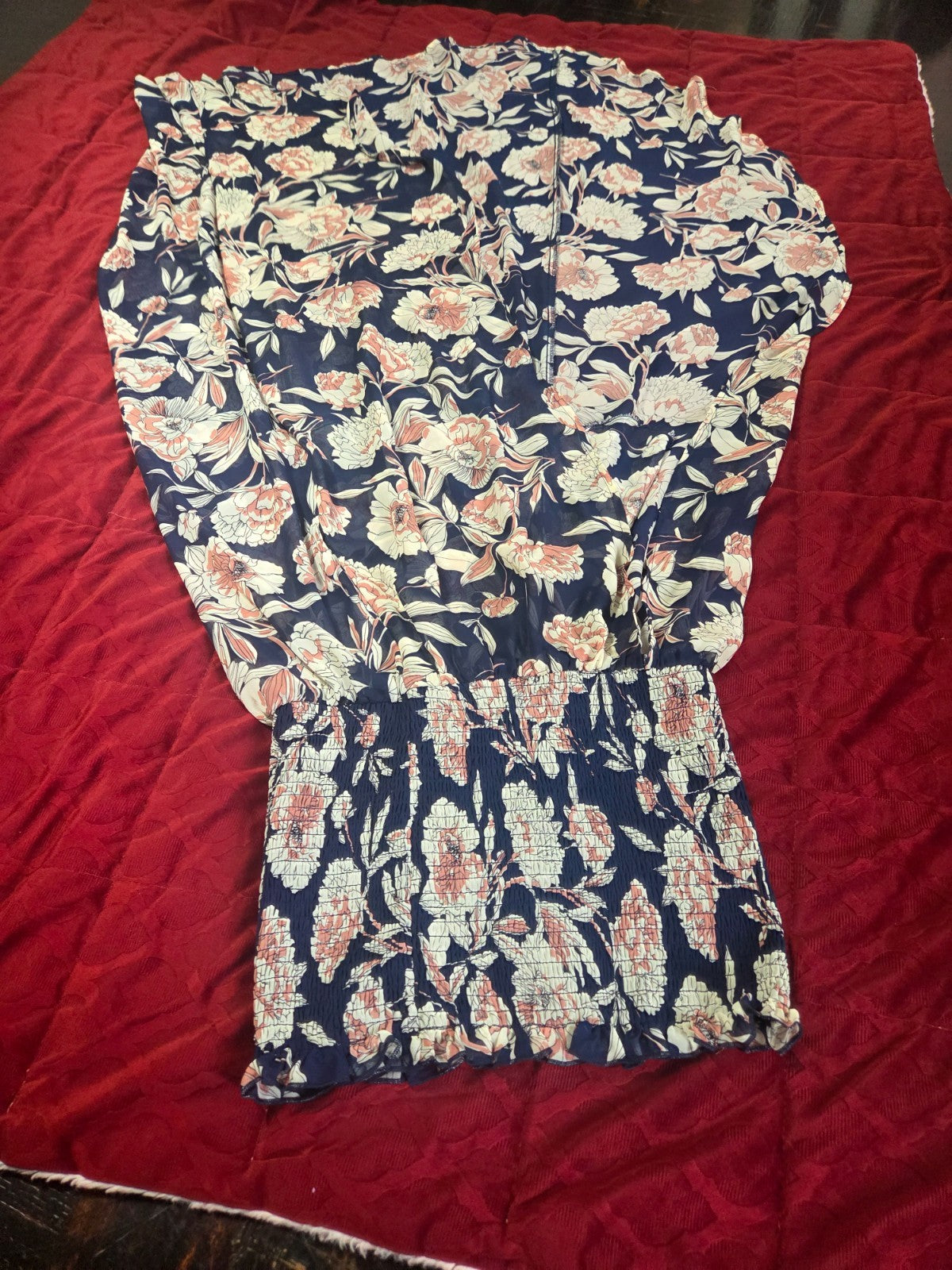 Women’s Sheer Swimwear Cover-Up Dress Size Medium Beach Pool Summer Outfit