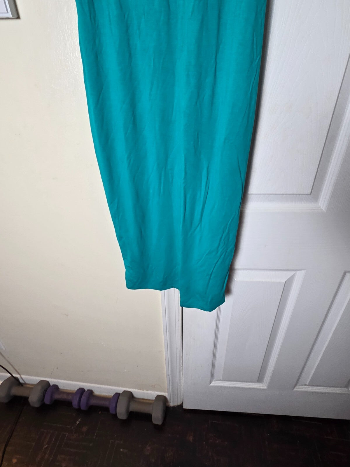 Women’s Sleeveless Bodycon Midi Dress Blue Fitted Stretchy Casual Dress Medium