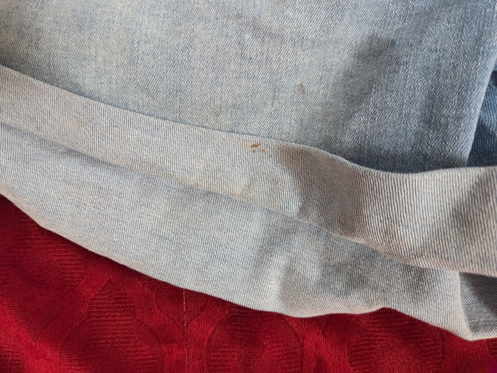 Women’s Distressed Denim Shorts Ripped Jean Cutoff Folded Hem Casual Bottoms M