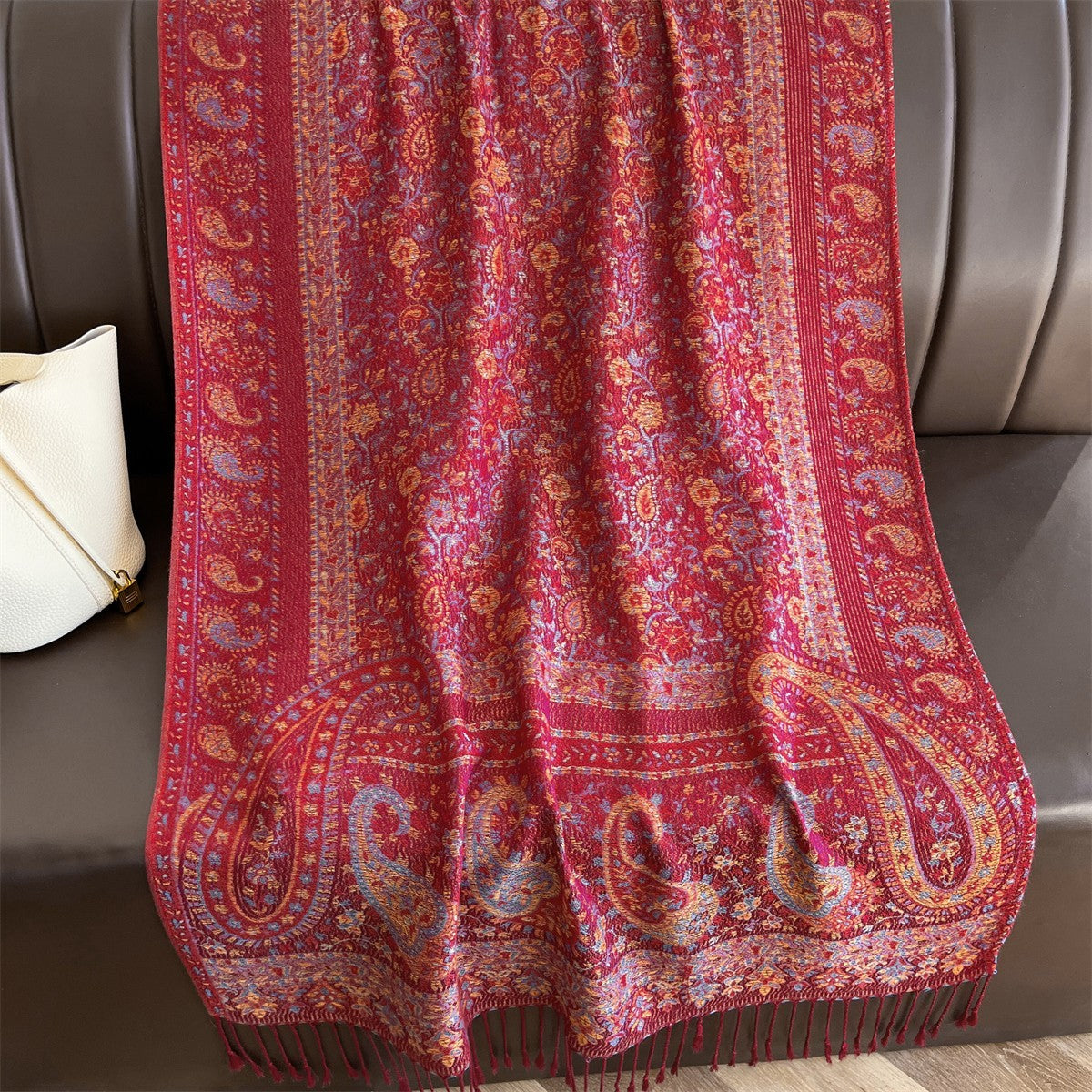 2-Pack Solid Color Polyester Scarf Wrap Shawl Women's Soft Lightweight Elegant