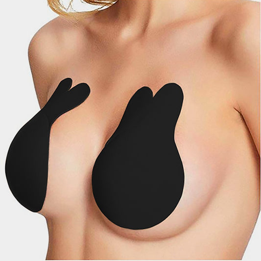 Invisible Push-Up Gel Petals Adhesive Nipple Covers for Women Silicone Bra 3.9in