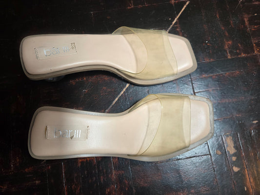 Women's Cayymen Ball Heel Sandals for Ladies Clear Strap  Shoes US  6.5