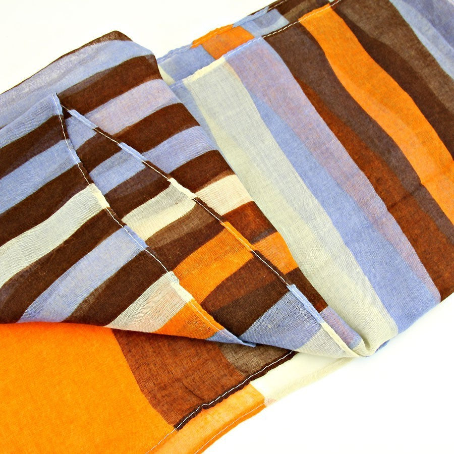 Colorful Stripes Scarf for Women Fashion Scarves and Wraps Ladies Accessories