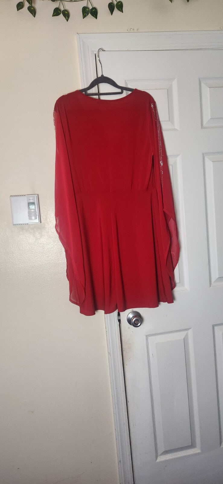 Venus Women’s Red Midi Dress Large Size Wedding Guess Dresses for Ladies