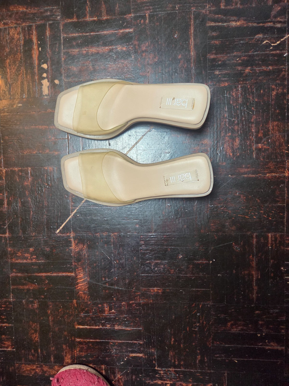 Women's Cayymen Ball Heel Sandals for Ladies Clear Strap  Shoes US  6.5