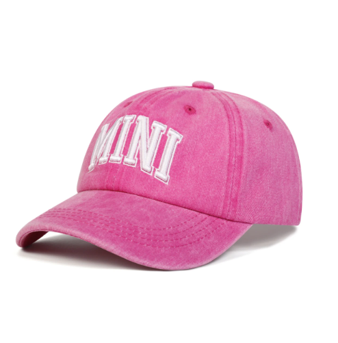 2 Piece Mama and Mini Matching Baseball Cap Set for Mom and Baby Girl Hats Pink