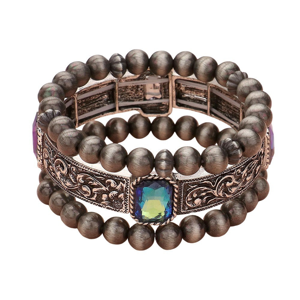 Spiritual Western Layered Bracelet Set for Positive Energy and Everyday Style