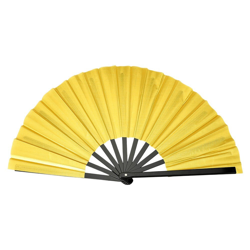 Plain Folding Hand Fan for Line Dance Party Event Performance Accessory